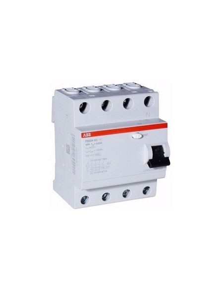 Abb ______ Disyuntor Din 4 X  40a 30ma Tetrapolar (a2440)