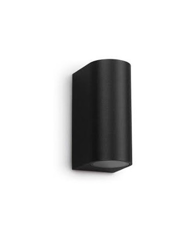 Interelec 402941 Bidireccional Cilindrico 2 X Gu-10 Negro Aluminio (55113)
