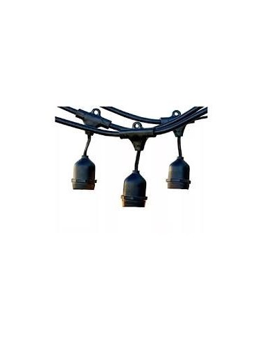 Interelec 403157 Guirnalda Ip65 10.0mts 20 Portalamparas (2 X 1.0)
