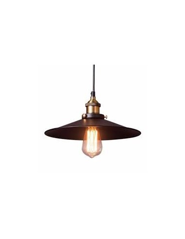 Interelec 403062 Colgante Metalico Chico Negro E27 (403081)