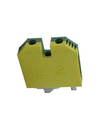 Zoloda Bslkn-35       Bornera Unipolar P/riel Din 35.0mm  Tierra Verde (compon. Flex.rig.)