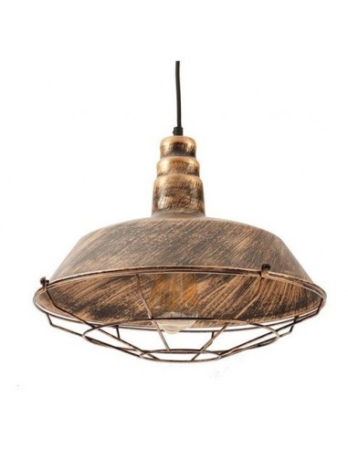 Leuk Kal Rust  Y Cadena Colgante Metalico 1 X E27 3667