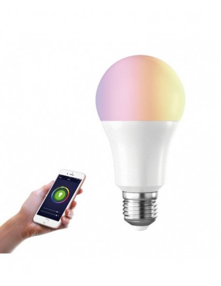 Wiz 8718699785376 Smart Rgb E27  9w 810 Lms Wifi (color Change+dimmeable)  30.000hrs App Smart Life Lampara