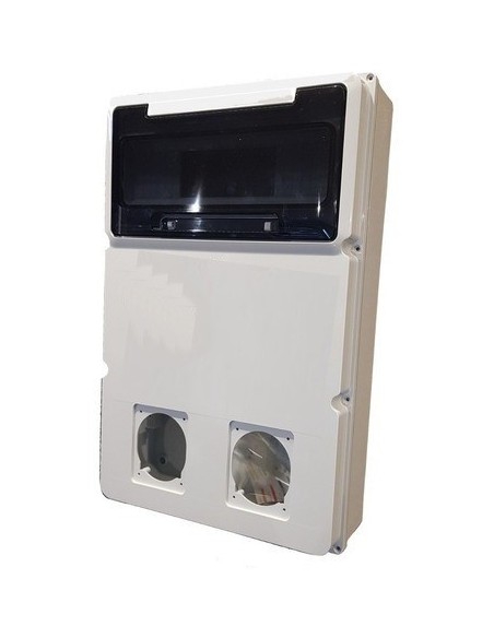Genrod 161212g    Caja Pvc P/capsulado Ip65          2 X 32a + 12 Din 288x305x104 (gabinete  Cbox Ext )