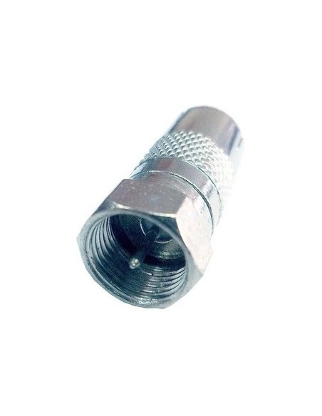 - Adaptador Coaxil A2 P.p.f A J.p.g  C/tuerca Plug Pin Grueso A Jack Pin Grueso