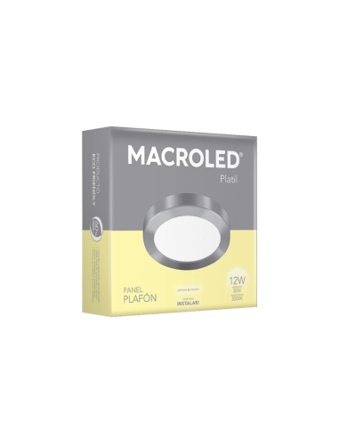 Macroled Ppr12ww Plafon Led Platil...