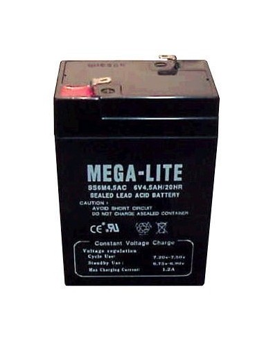 Megalite F64 Bateria Gel 6v 4.0a 70 X...