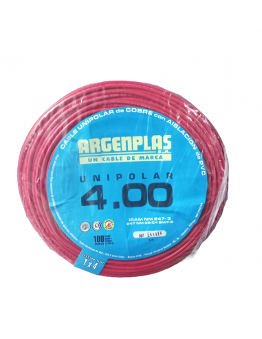 Argenplas U4ro Mts. Cable 1 X 4.00...