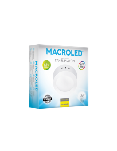 Macroled Pr12cw Plafon Led Sobreponer...