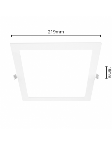 Macroled Pec18cw Panel Led Embutir...