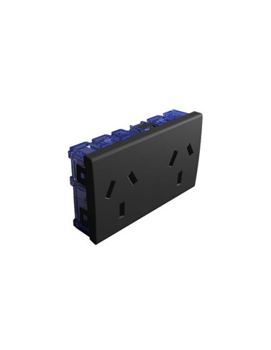 Teclastar 55287 Toma Doble 3 Mod - Gris