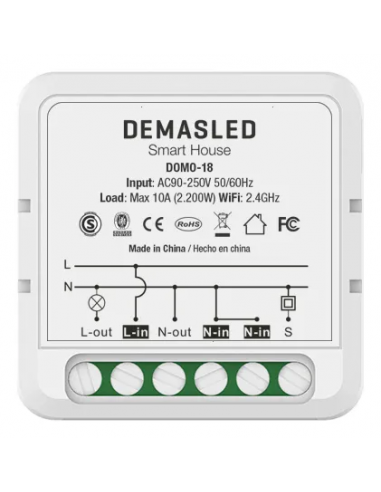Demasled Domo-18-1g Mini Smart Switch...
