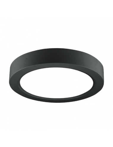 Interelec 404901 Plafon Led Negro...