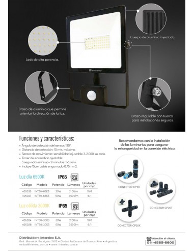 Interelec 405027 Reflector Ext Con...